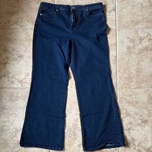 LC Lauren Conrad Dark Blue Flare Jeans